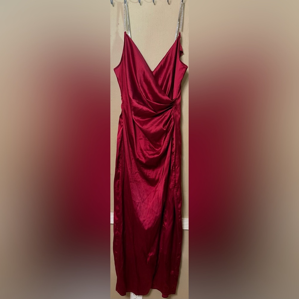 Elegant Red Evening Gown